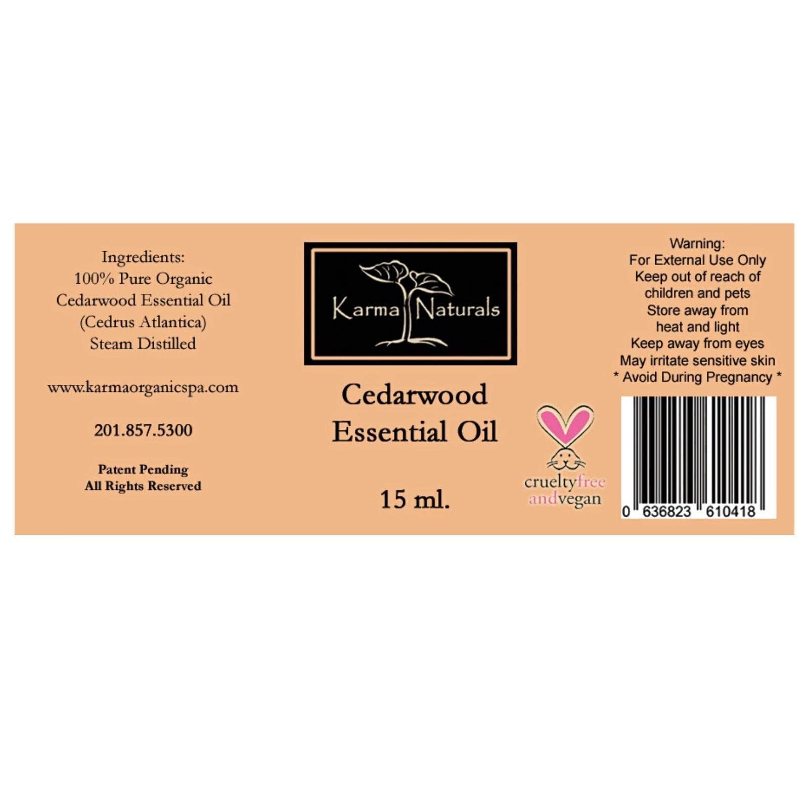 Karma Naturals Cedarwood Essential Oil