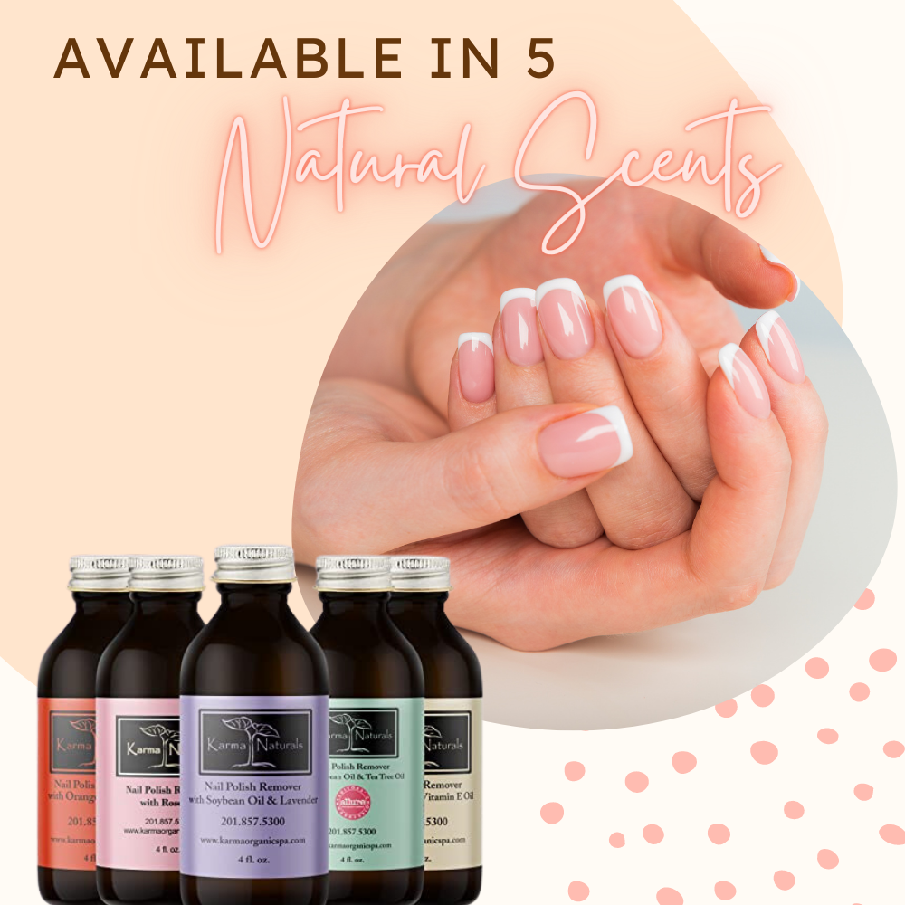 Karma Naturals Nail Polish Remover with Soybean and Orange Blossom Oil - 4 fl. Oz.