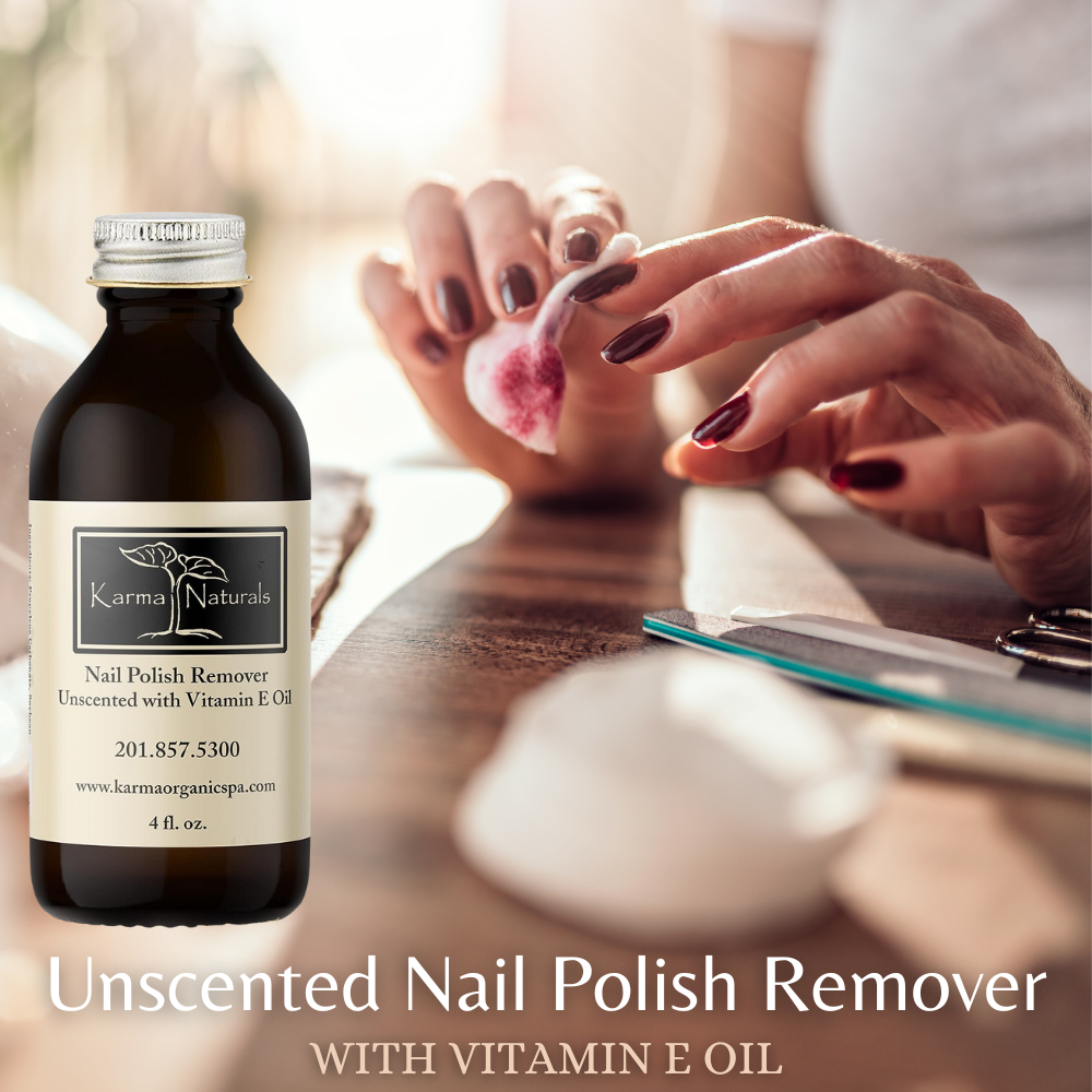 Karma Naturals Unscented Nail Polish Remover - 4 fl. Oz.