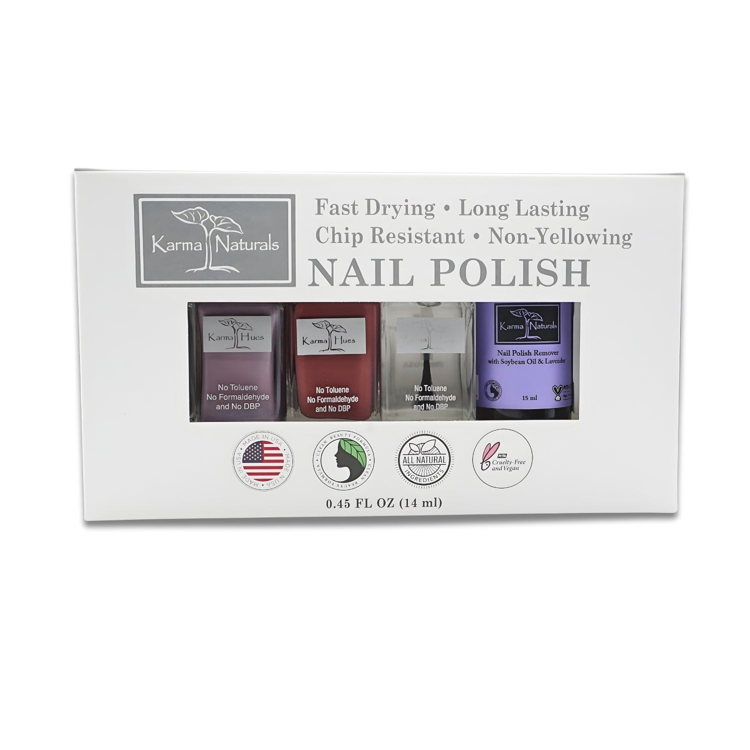 Karma Naturals Nail Polish Set ZCORE 1