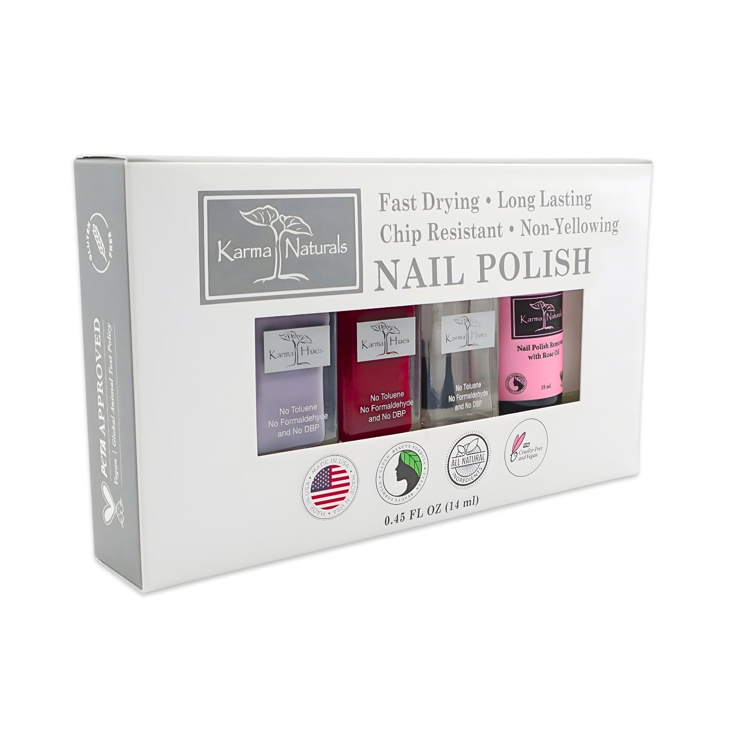 Karma Naturals Nail Polish Set ZCORE 2