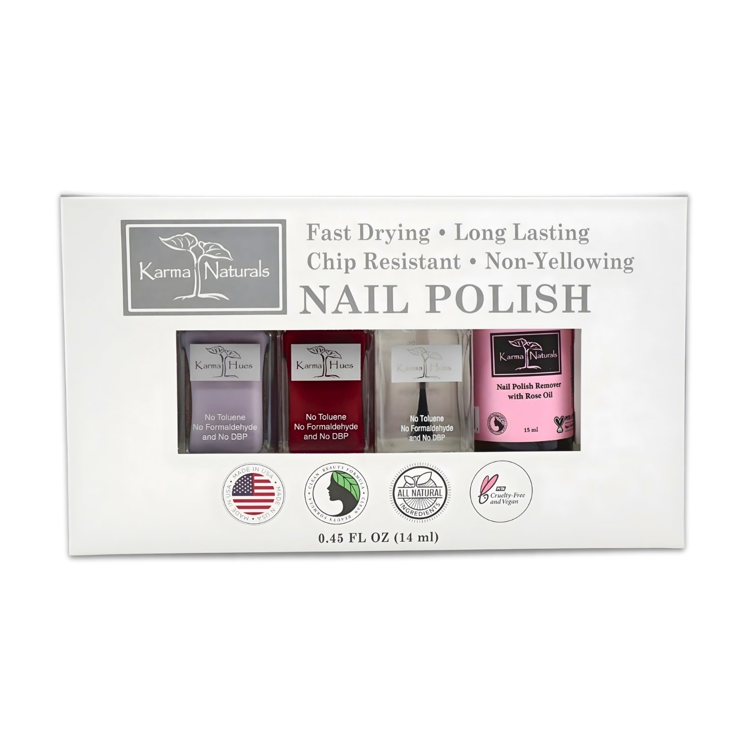 Karma Naturals Nail Polish Set ZCORE 2