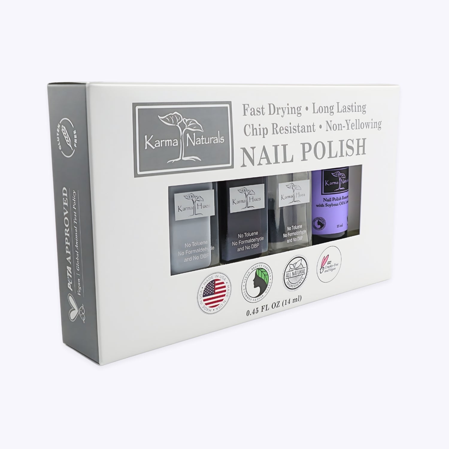 Karma Naturals Nail Polish Set ZCORE 4