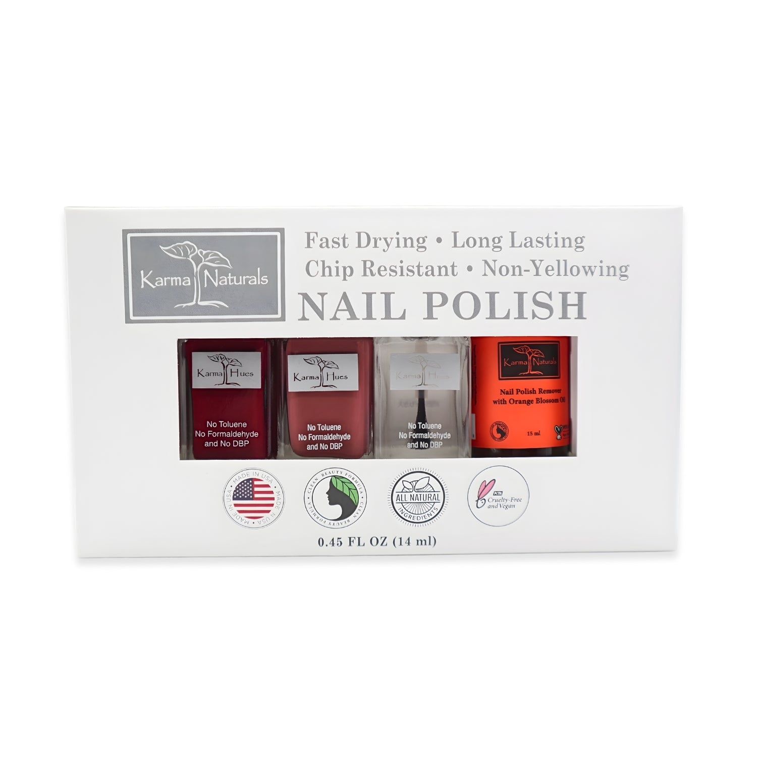 Karma Naturals Nail Polish Set ZFALL 2