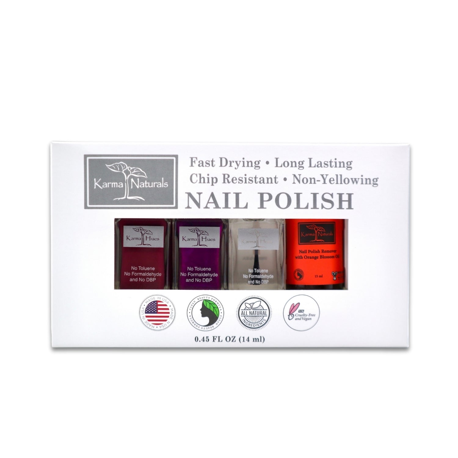 Karma Naturals Nail Polish Set ZFALL 3