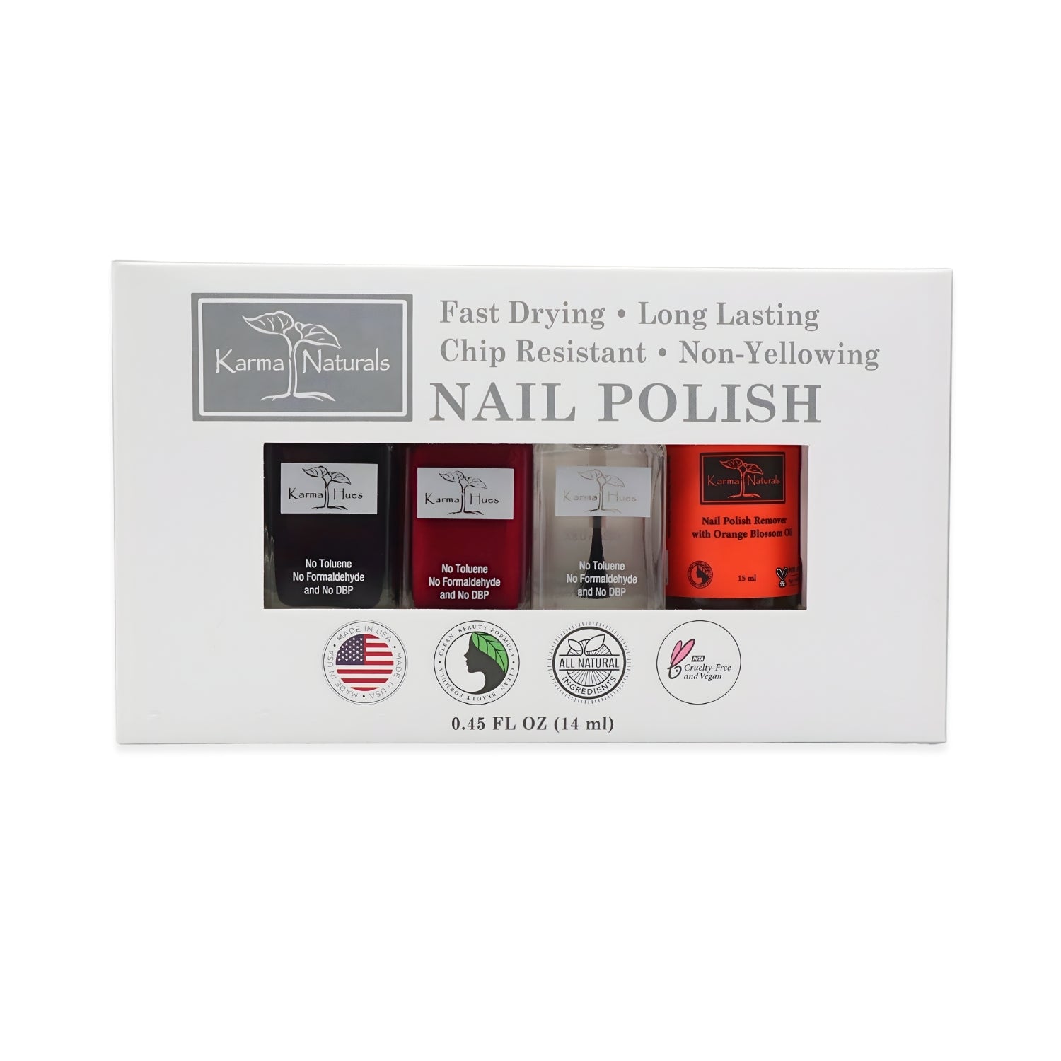 Karma Naturals Nail Polish Set ZFALL 4