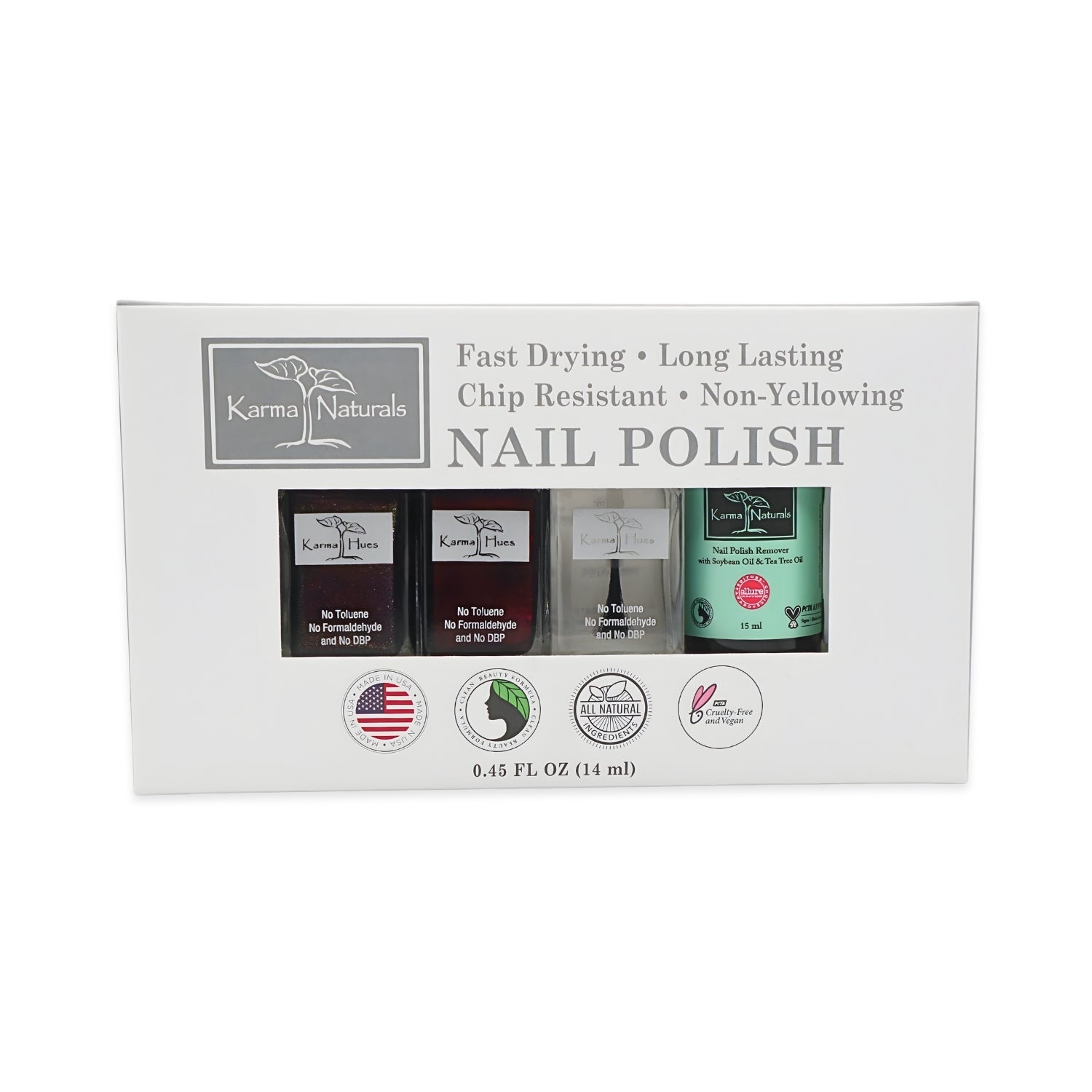 Karma Naturals Nail Polish Set ZHOLIDAY 2