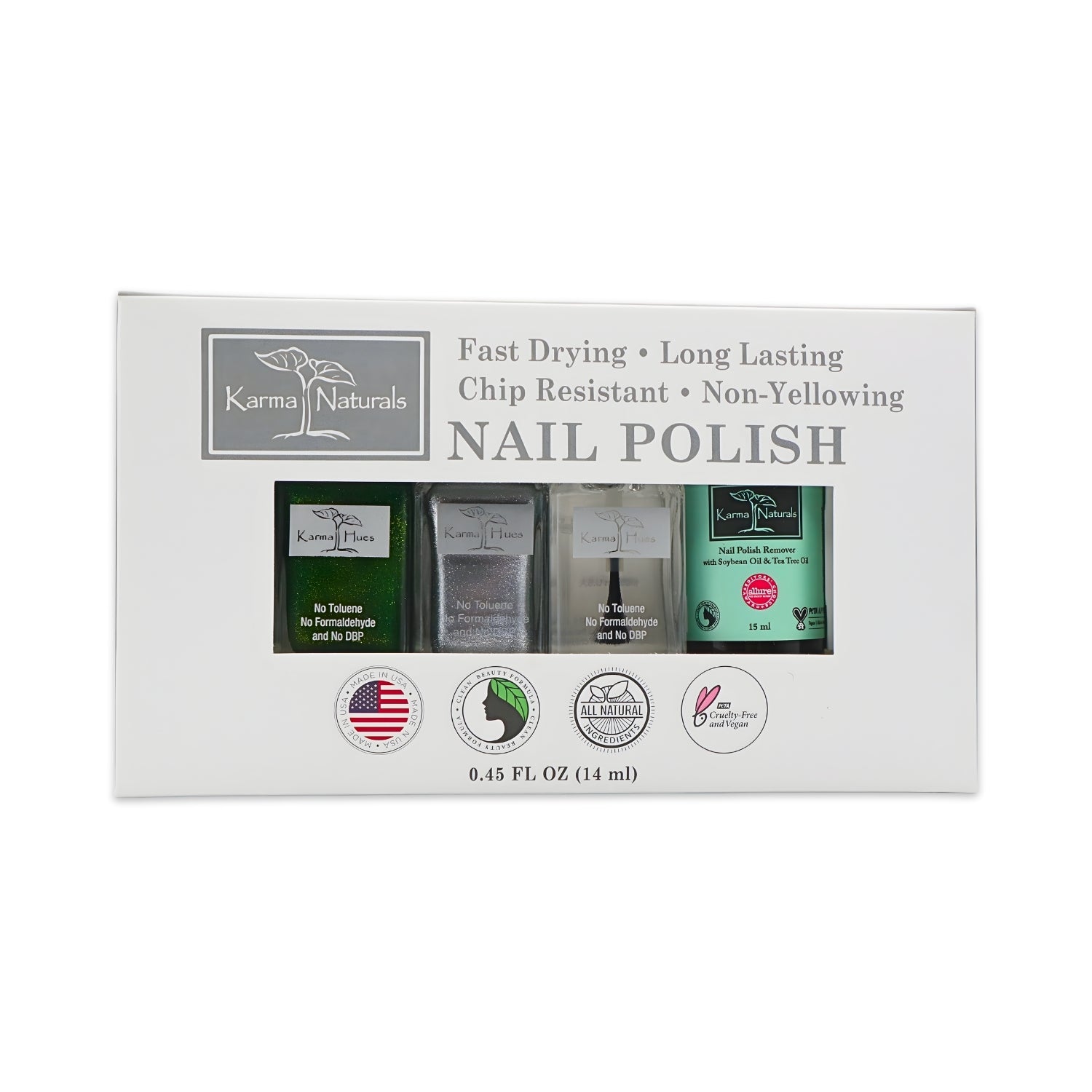 Karma Naturals Nail Polish Set ZHOLIDAY 3