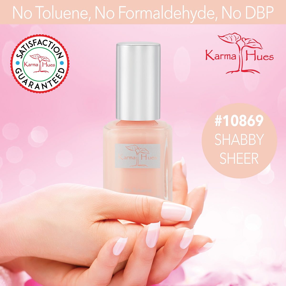 Shabby Sheer - Nail Polish; Non-Toxic, Vegan, and Cruelty-Free (