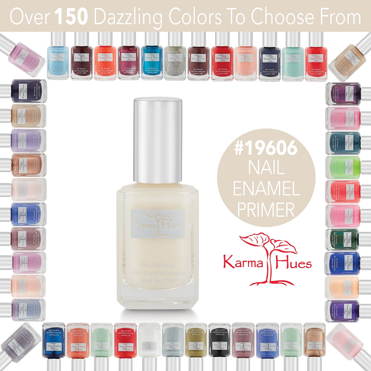 Nail Enamel Primer - Non-Toxic, Vegan, and Cruelty-Free (