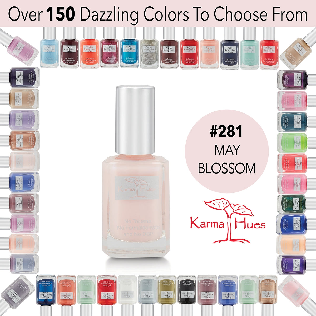 May Blossoms - Nail Polish; Non-Toxic, Vegan, and Cruelty-Free (
