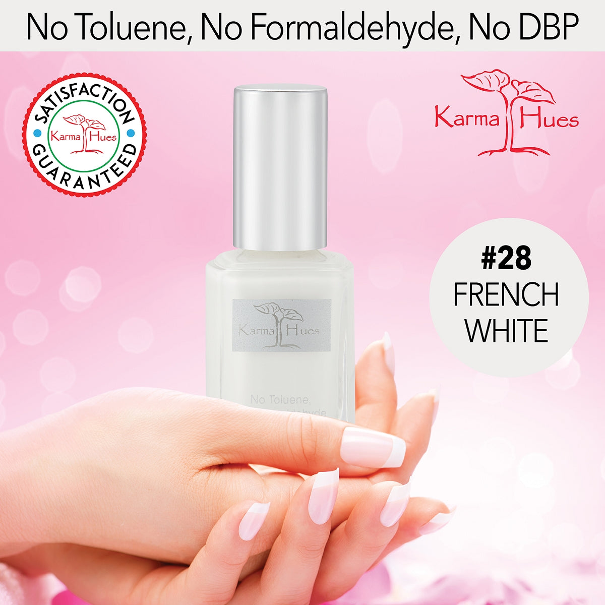 French White - Nail Polish; Non-Toxic, Vegan, and Cruelty-Free (