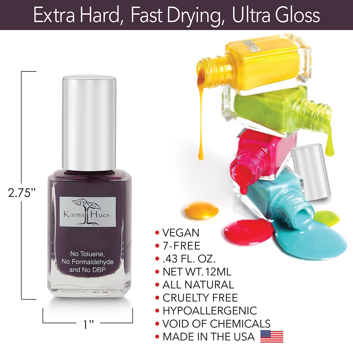 Bowery After Dark - Nail Polish; Non-Toxic, Vegan, and Cruelty-Free (