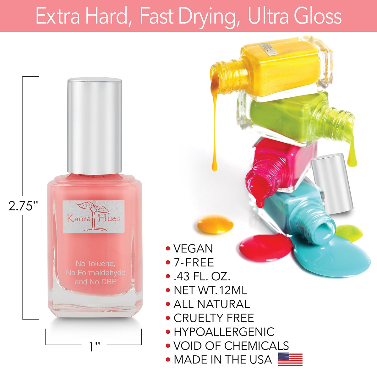 Skyline Sunset - Nail Polish; Non-Toxic, Vegan, and Cruelty-Free (