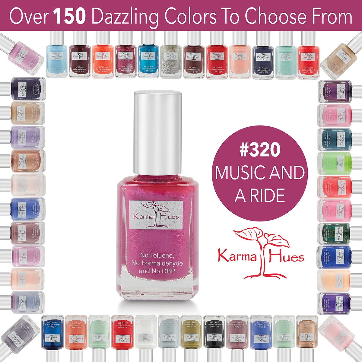 Music and a Ride - Nail Polish; Non-Toxic, Vegan, and Cruelty-Free (