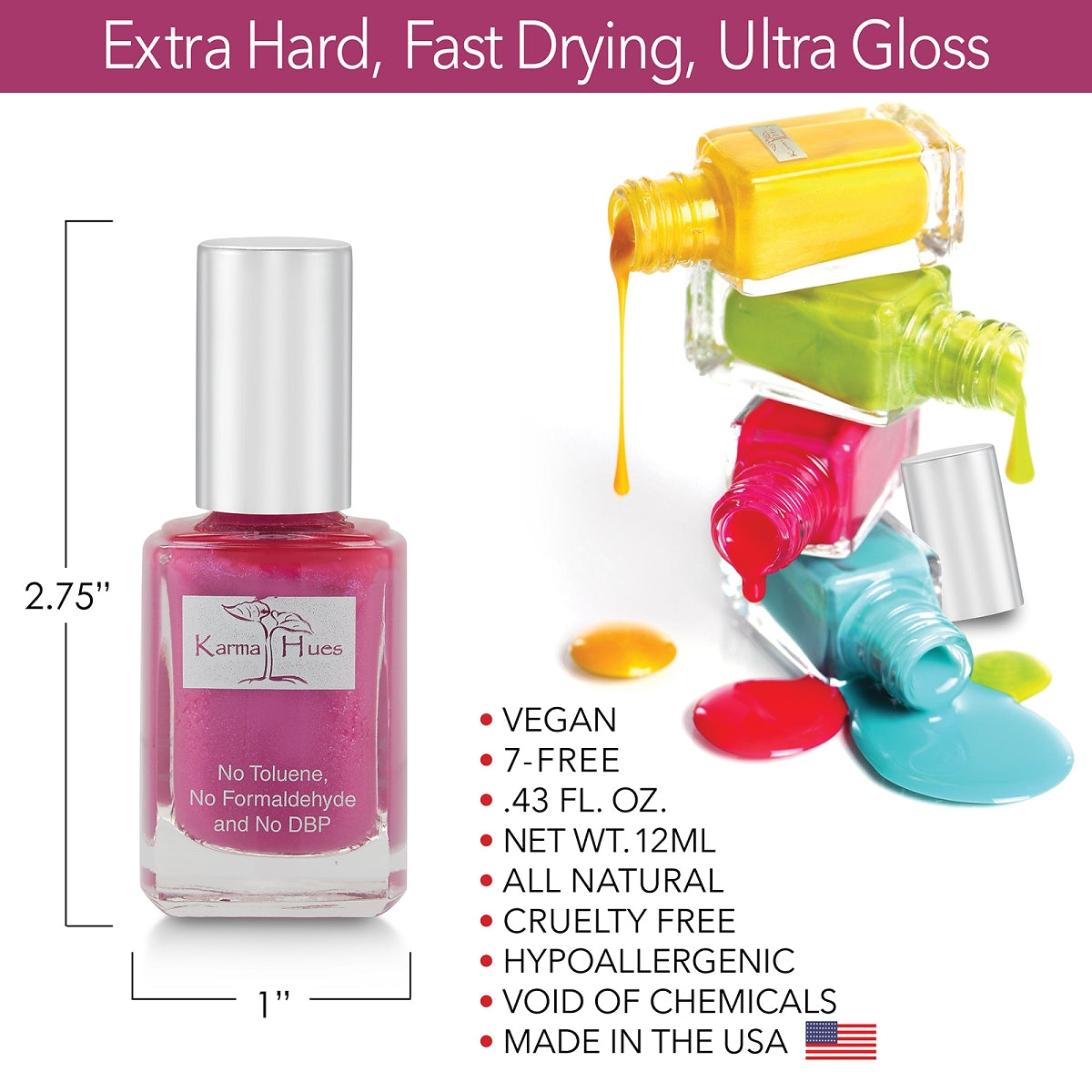 Music and a Ride - Nail Polish; Non-Toxic, Vegan, and Cruelty-Free (
