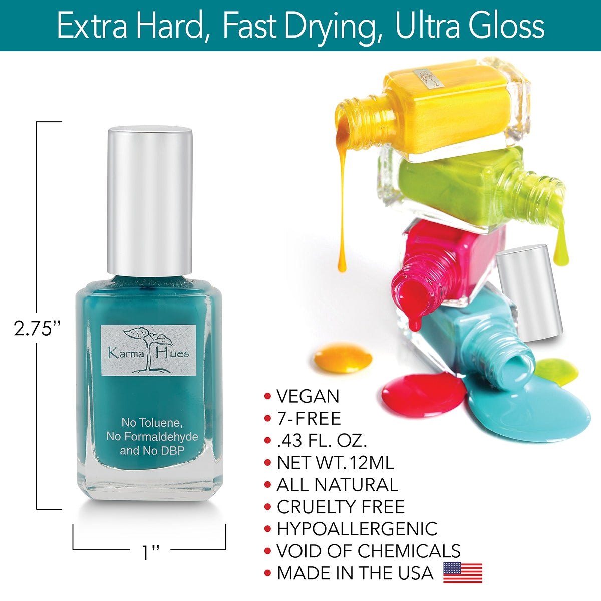 Florida Mornings - Nail Polish; Non-Toxic, Vegan, and Cruelty-Free (