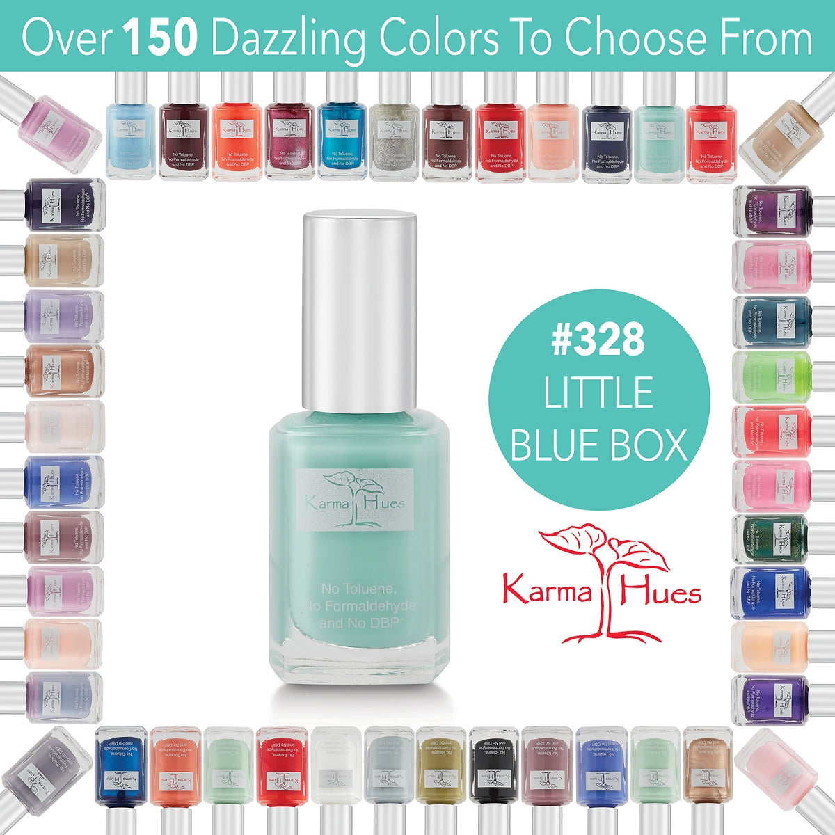 Little Blue Box - Nail Polish; Non-Toxic, Vegan, and Cruelty-Free (