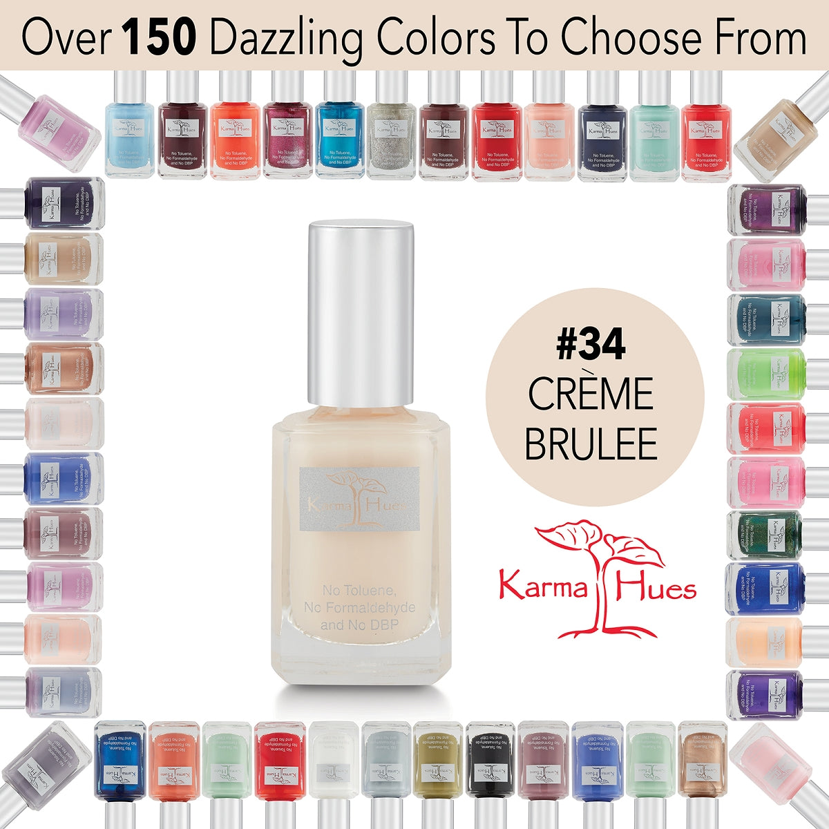 Creme Brulee - Nail Polish; Non-Toxic, Vegan, and Cruelty-Free (
