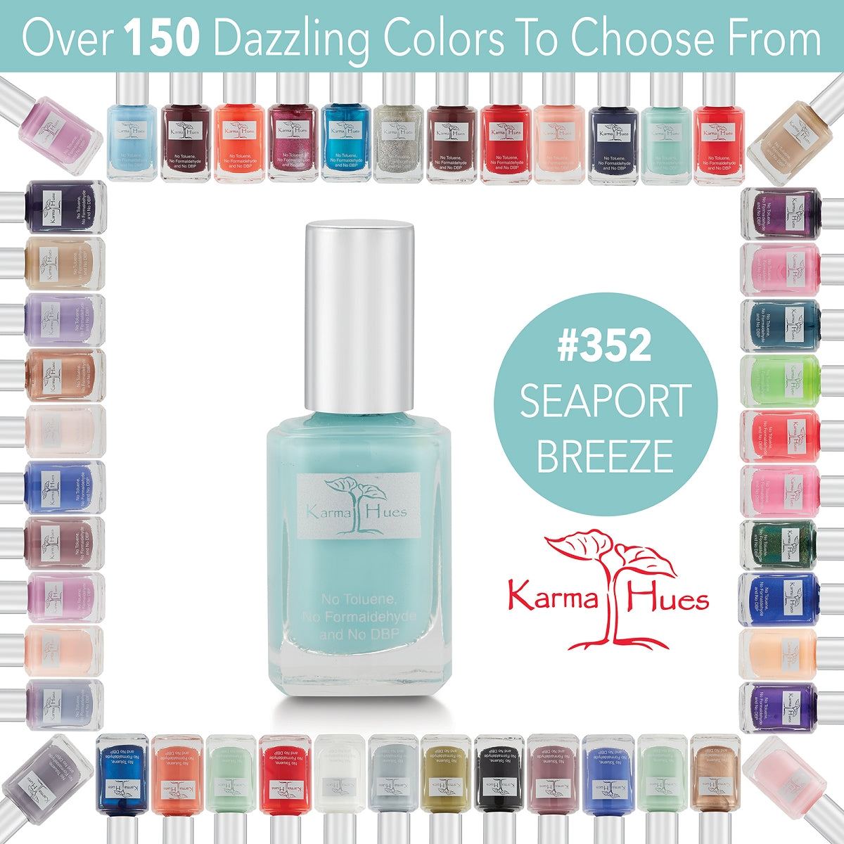 Seaport Breeze - Nail Polish; Non-Toxic, Vegan, and Cruelty-Free (