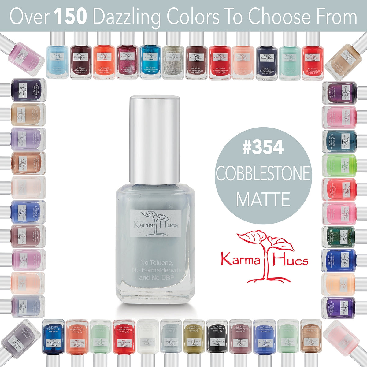 Cobblestone Matte - Nail Polish; Non-Toxic, Vegan, and Cruelty-Free (