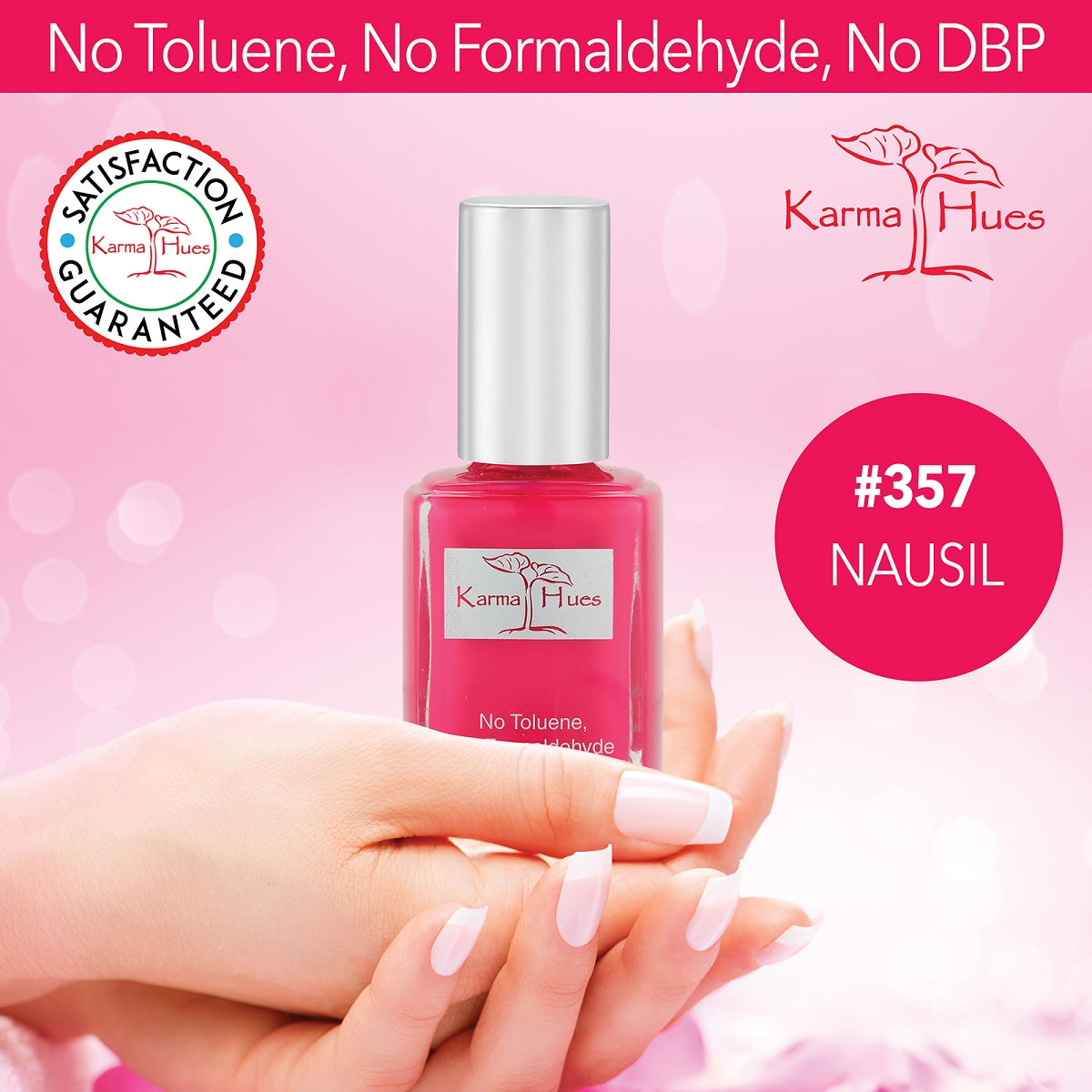 Nausil - Nail Polish; Non-Toxic, Vegan, and Cruelty-Free (