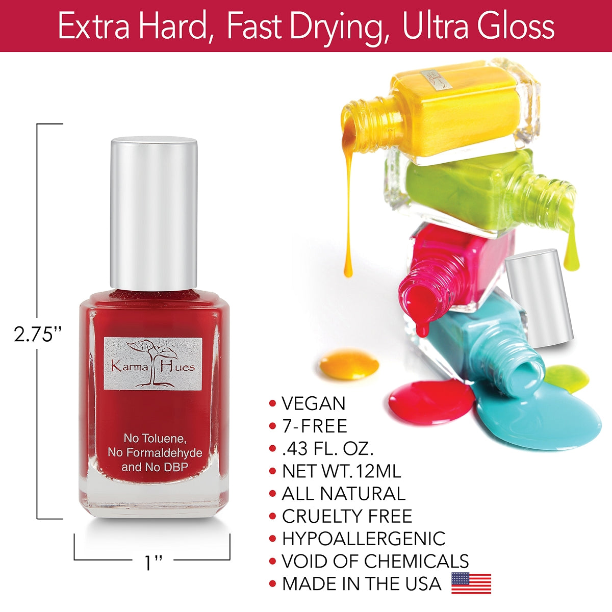 Christmas in July - Nail Polish; Non-Toxic, Vegan, and Cruelty-Free (