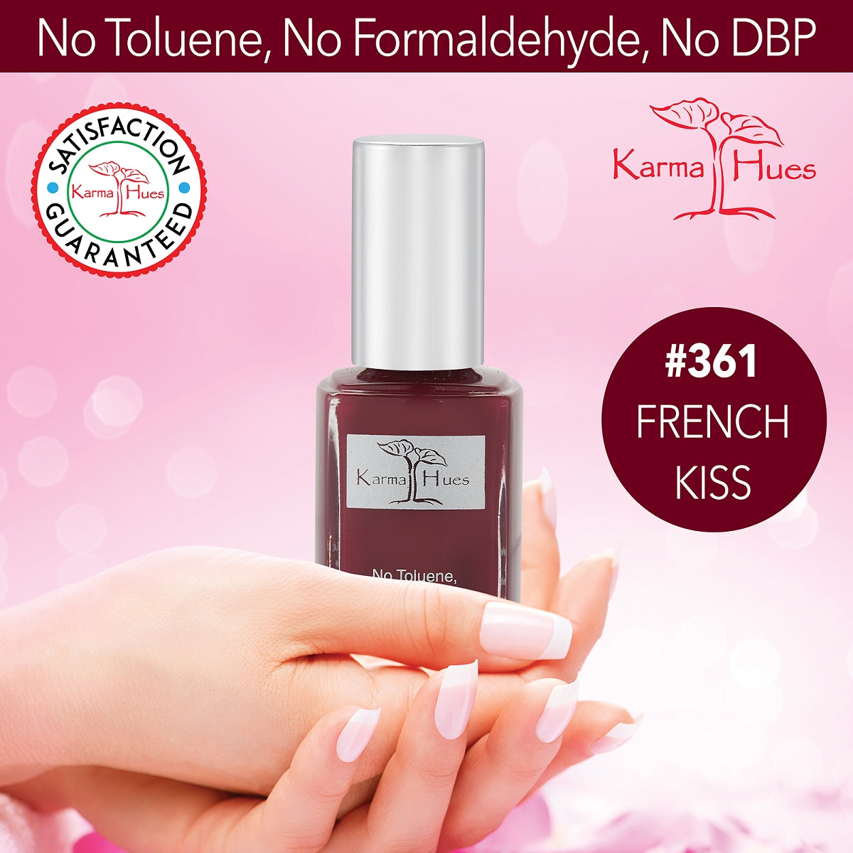 French Kiss - Nail Polish; Non-Toxic, Vegan, and Cruelty-Free (