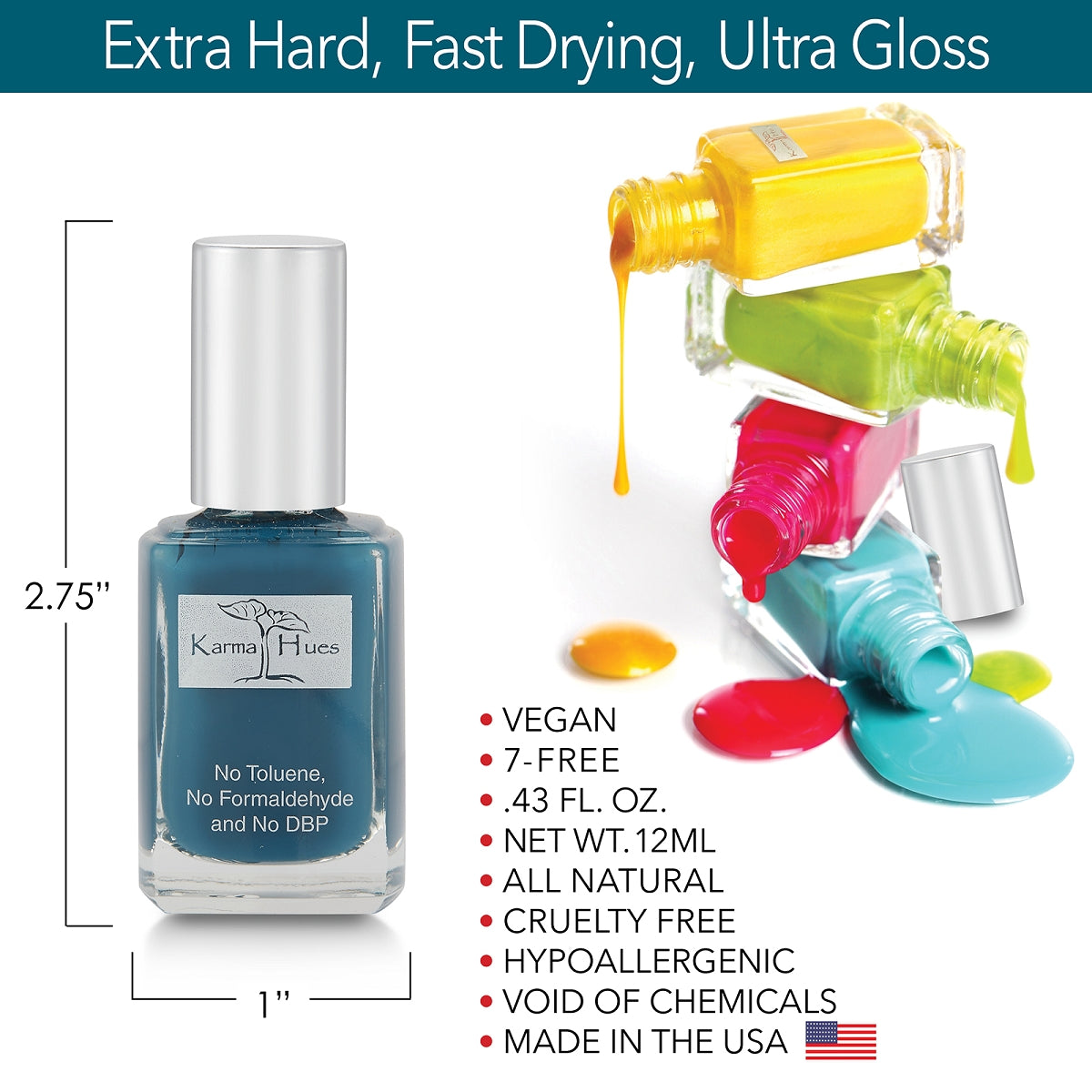 The Boom Boom Room– Nail Polish; Non-Toxic, Vegan, and Cruelty-Free (
