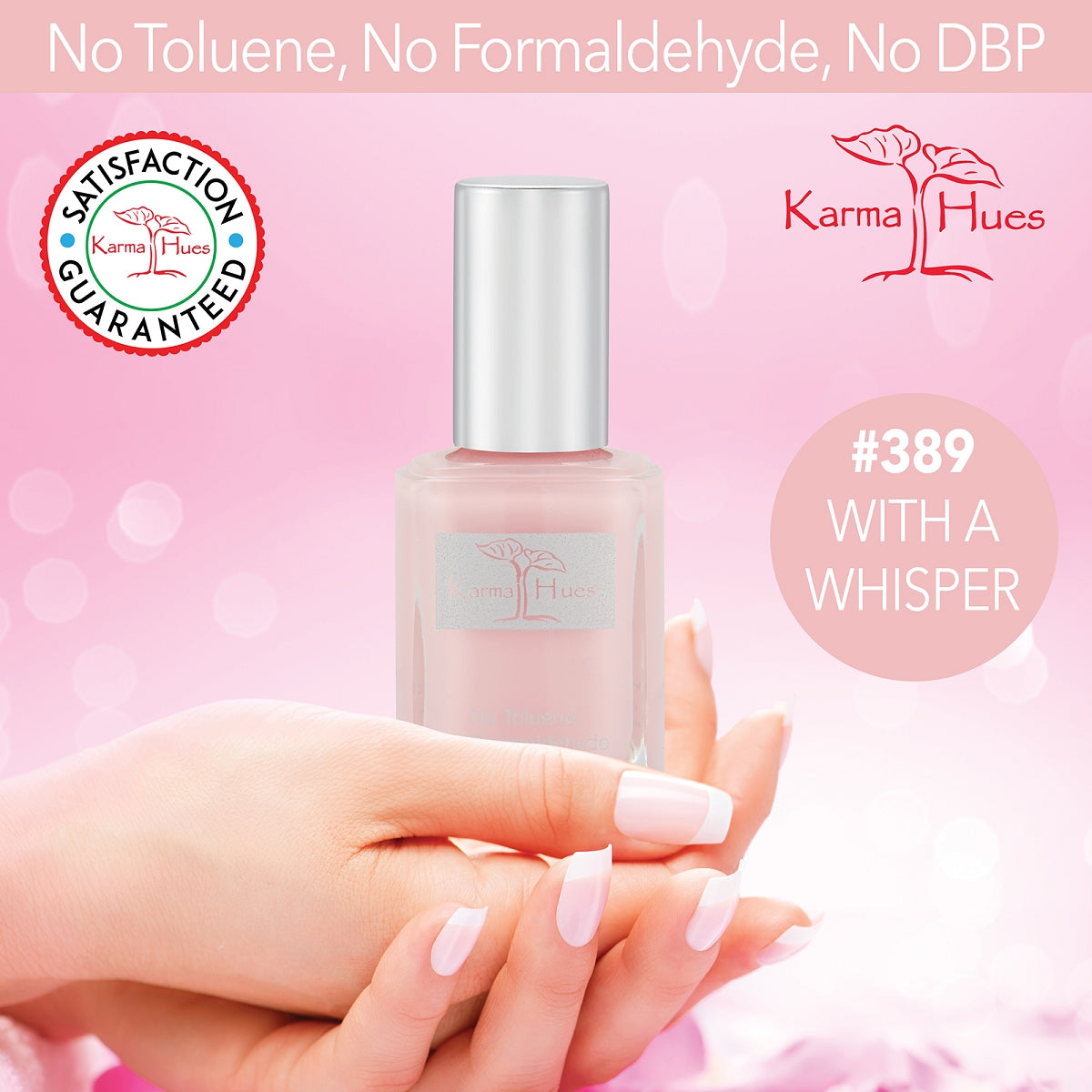 With a Whisper - Nail Polish; Non-Toxic, Vegan, and Cruelty-Free (