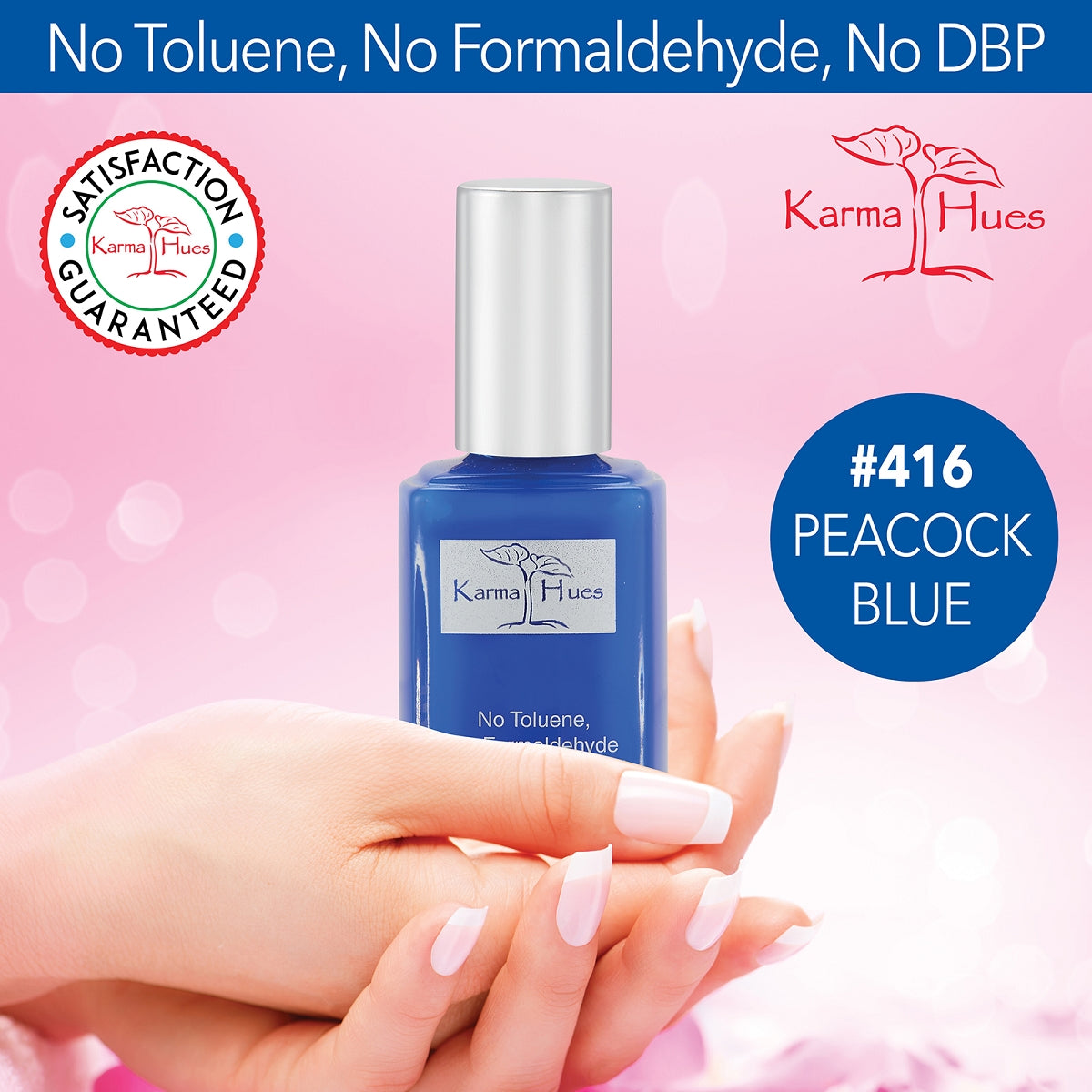 Peacock Blue - Nail Polish; Non-Toxic, Vegan, and Cruelty-Free (