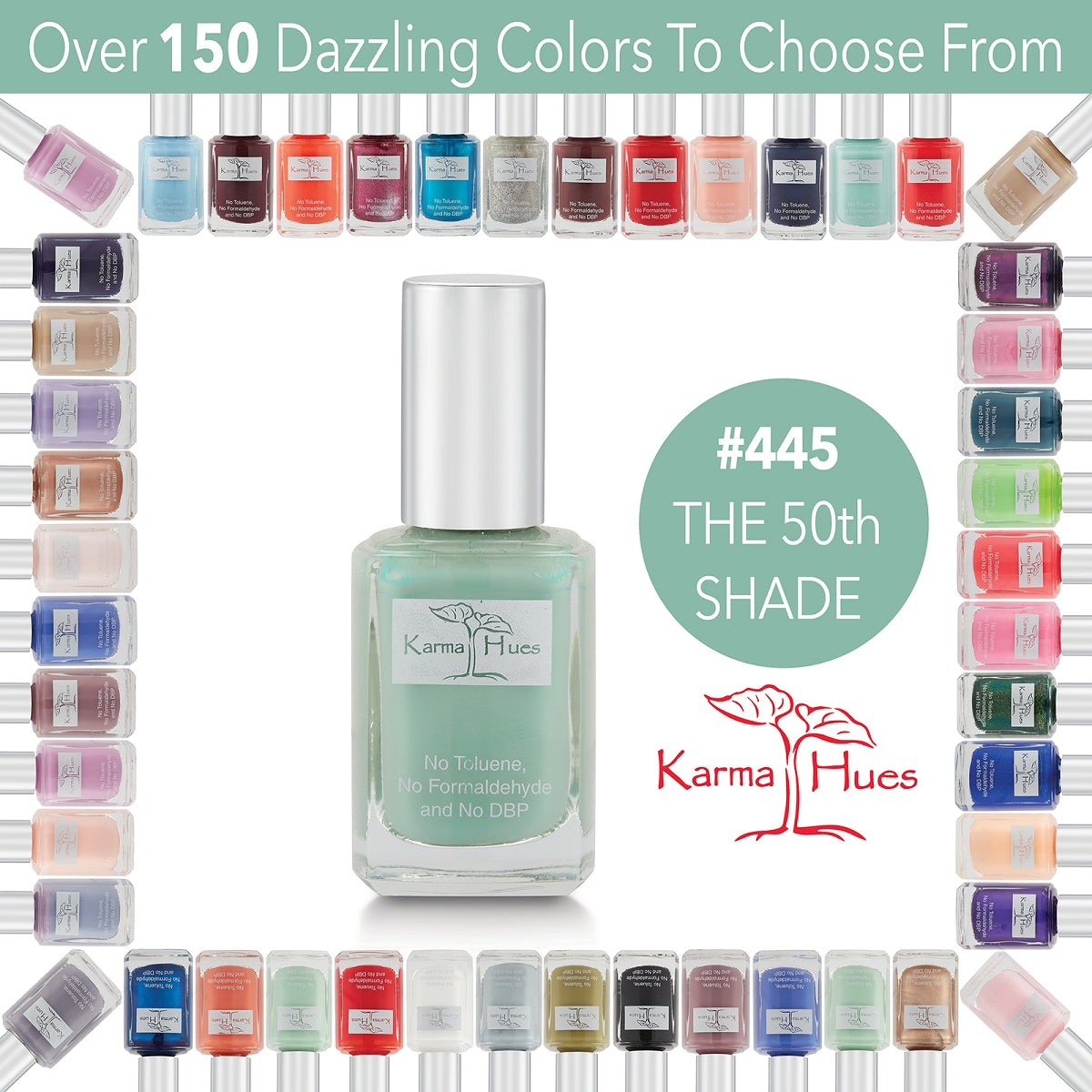 The 50th Shade - Nail Polish; Non-Toxic, Vegan, and Cruelty-Free (