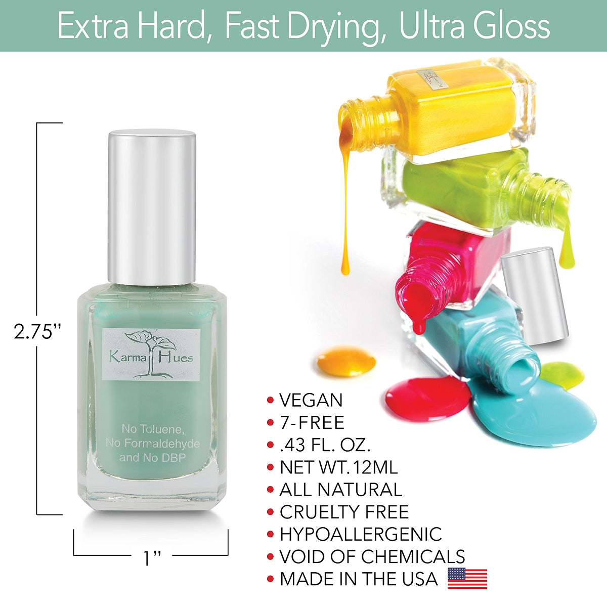 The 50th Shade - Nail Polish; Non-Toxic, Vegan, and Cruelty-Free (