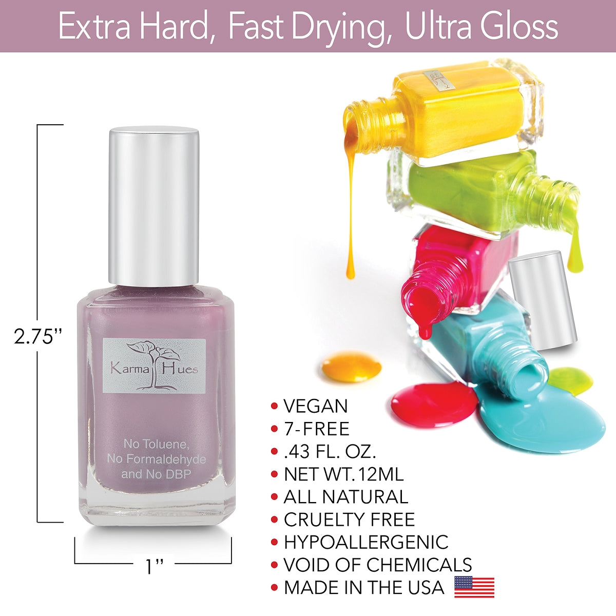 La Luna - Nail Polish; Non-Toxic, Vegan, and Cruelty-Free (