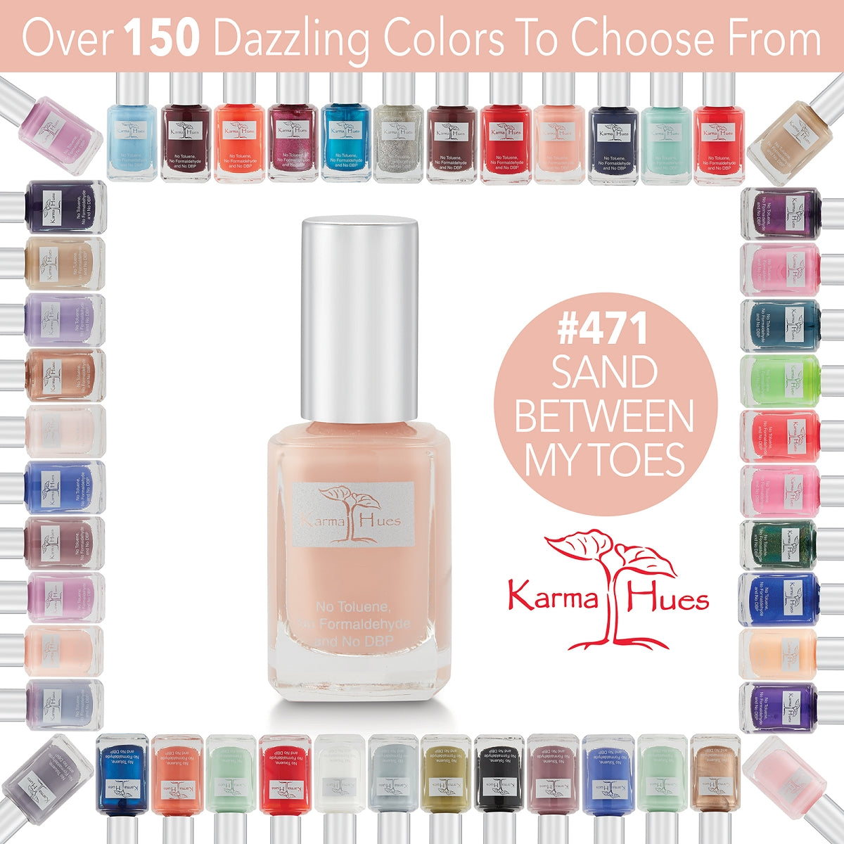 Sand Between My Toes - Nail Polish; Non-Toxic, Vegan, and Cruelty-Free (