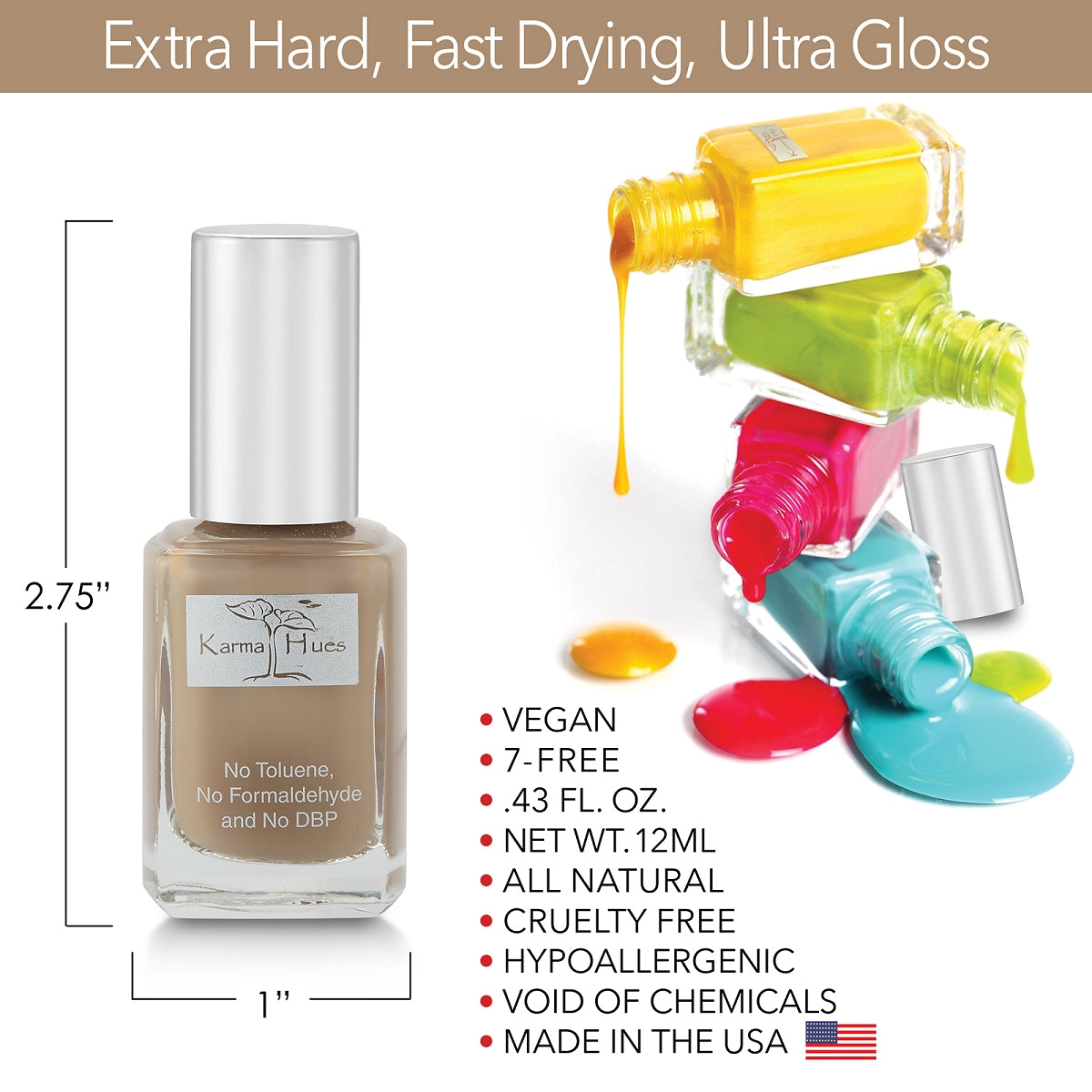 Planet Earth - Nail Polish; Non-Toxic, Vegan, and Cruelty-Free (