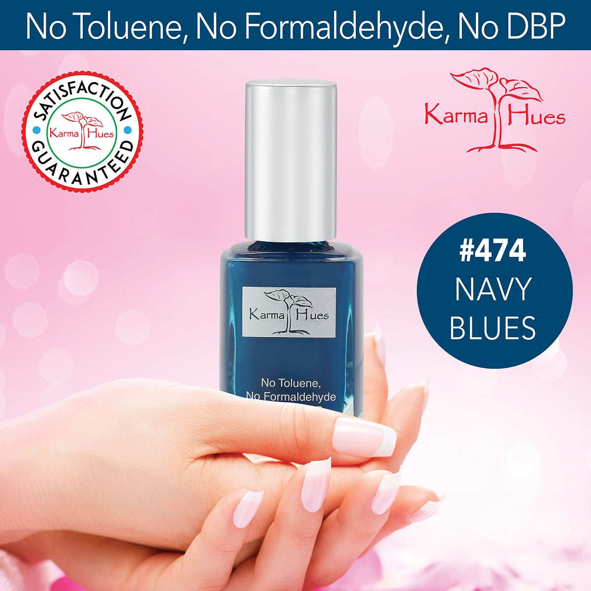 Navy Blues - Nail Polish; Non-Toxic, Vegan, and Cruelty-Free (