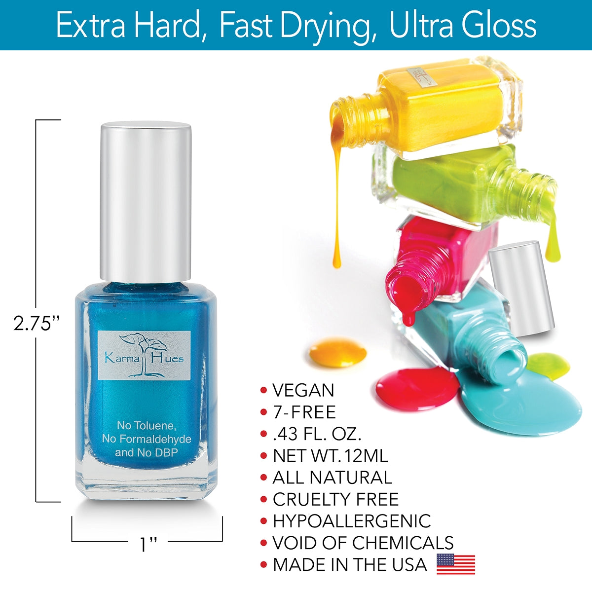 Sea of Love - Nail Polish; Non-Toxic, Vegan, and Cruelty-Free (