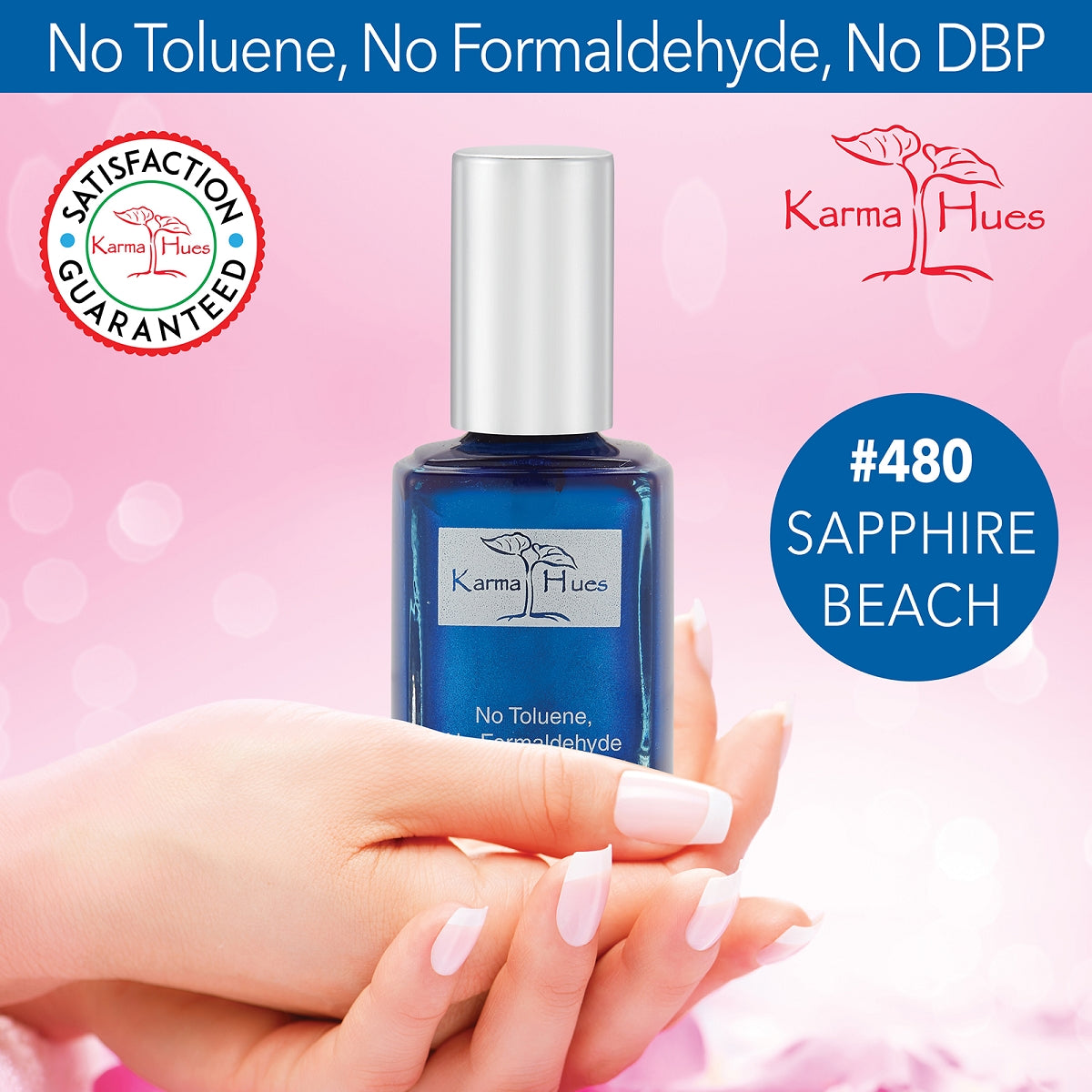 Sapphire Beach - Nail Polish; Non-Toxic, Vegan, and Cruelty-Free (