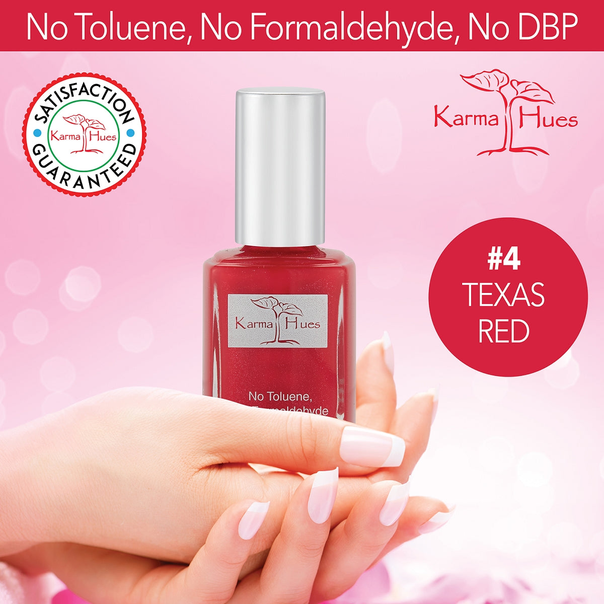 Texas Red - Nail Polish; Non-Toxic, Vegan, and Cruelty-Free (