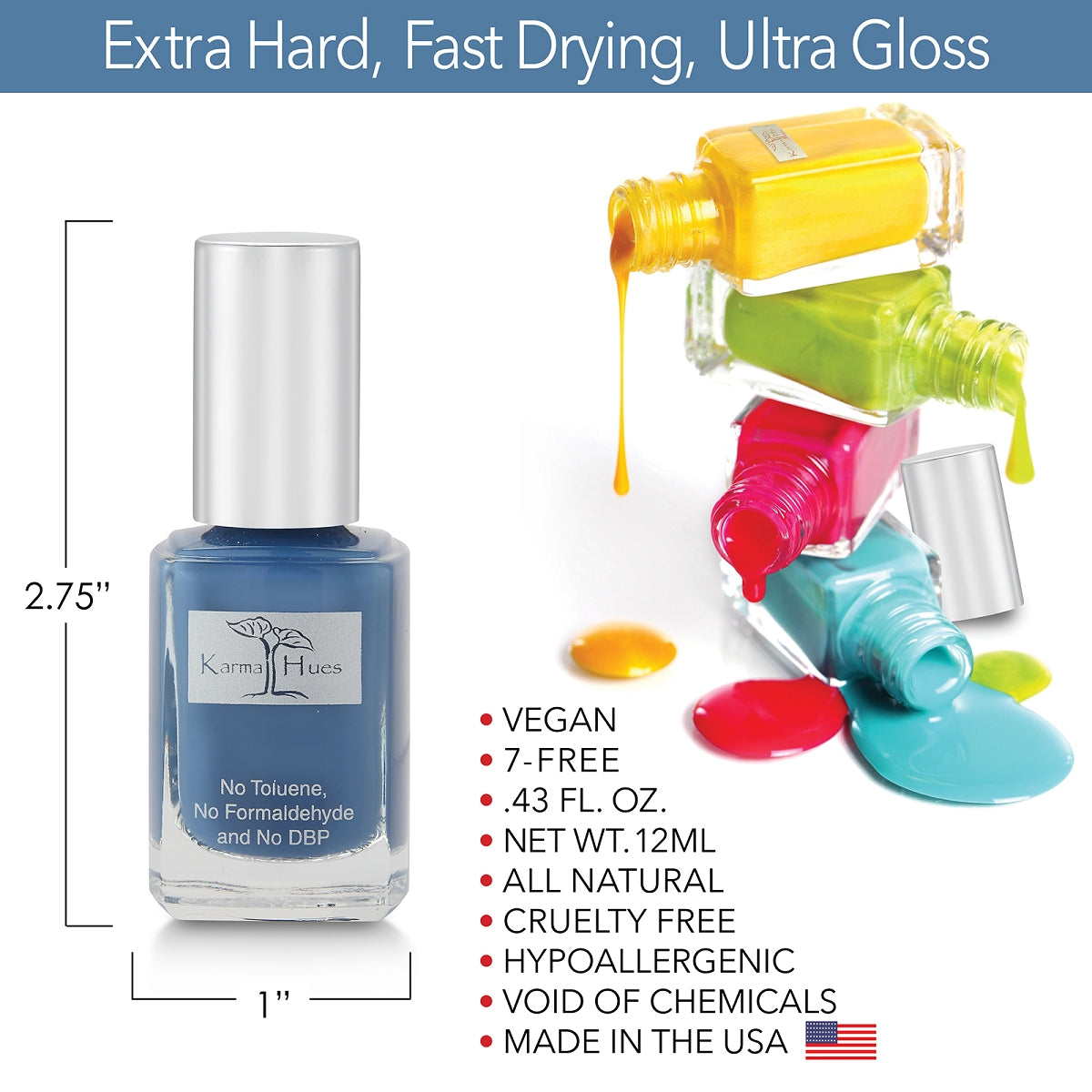 Take Me to Tulum - Nail Polish; Non-Toxic, Vegan, and Cruelty-Free (