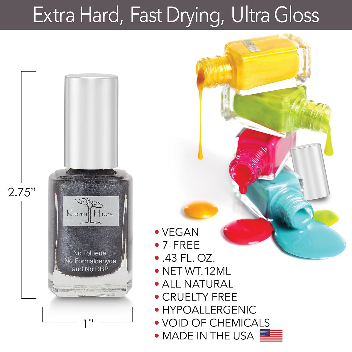 High Society - Nail Polish; Non-Toxic, Vegan, and Cruelty-Free (