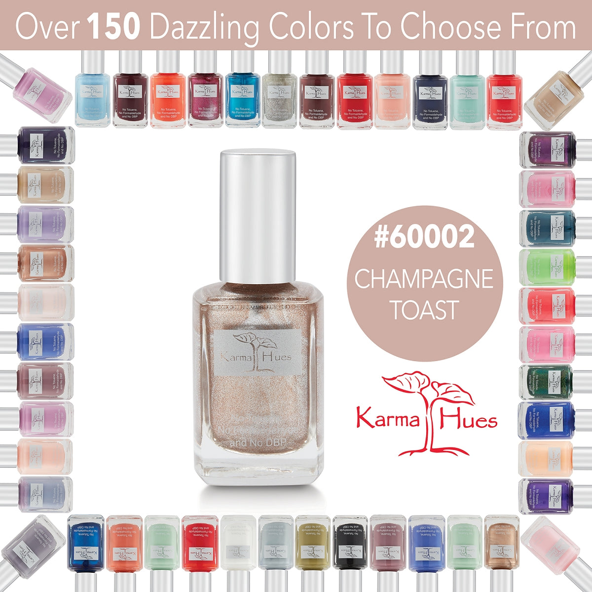 Champagne Toast - Nail Polish; Non-Toxic, Vegan, and Cruelty-Free (