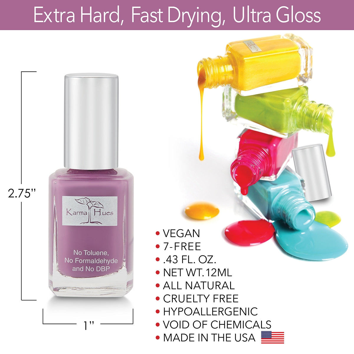 Late Night Seduction - Nail Polish; Non-Toxic, Vegan, and Cruelty-Free (