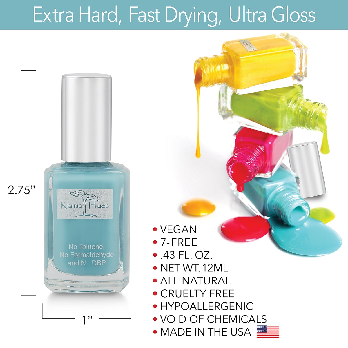Beach House - Nail Polish; Non-Toxic, Vegan, and Cruelty-Free (