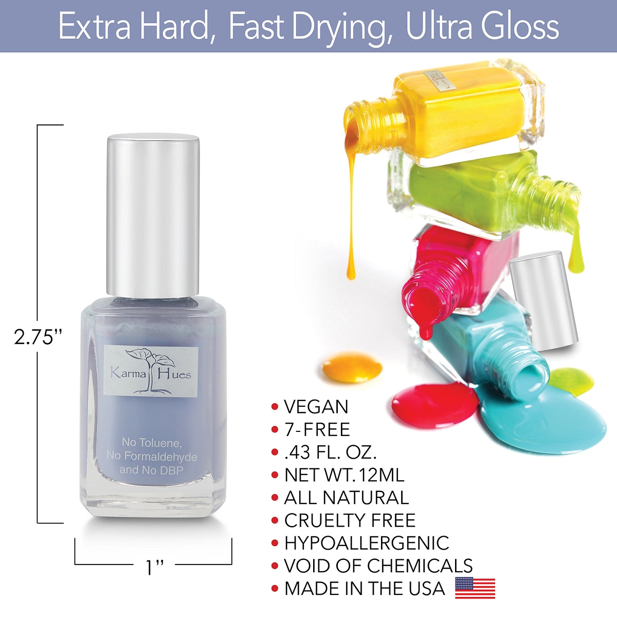 Another Beautiful Day in LA - Nail Polish; Non-Toxic, Vegan, and Cruelty-Free (