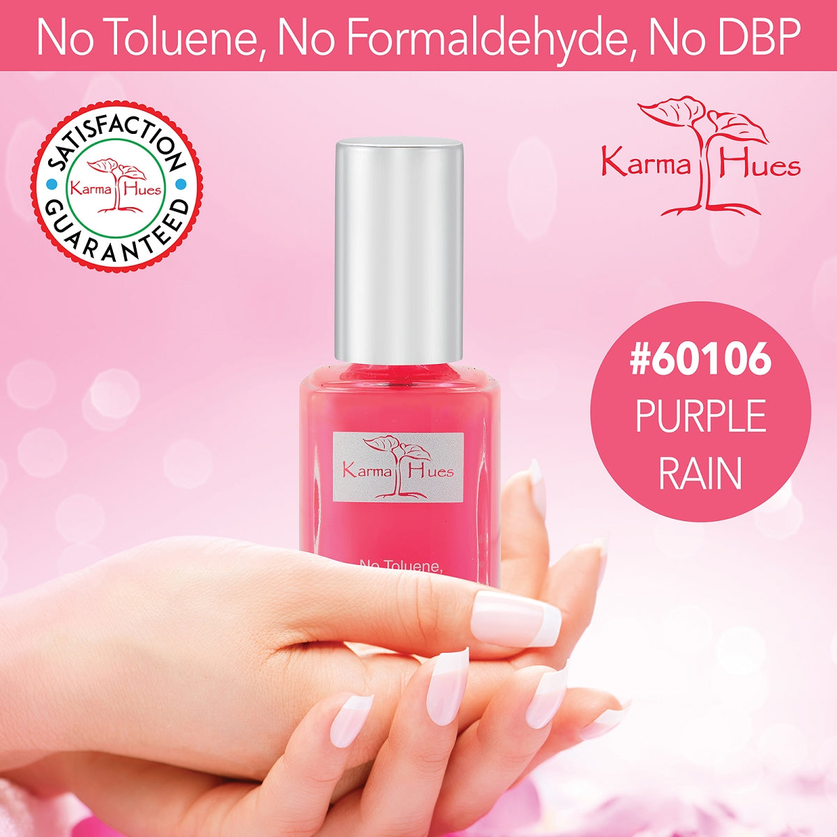 Purple Rain - Nail Polish; Non-Toxic, Vegan, and Cruelty-Free (
