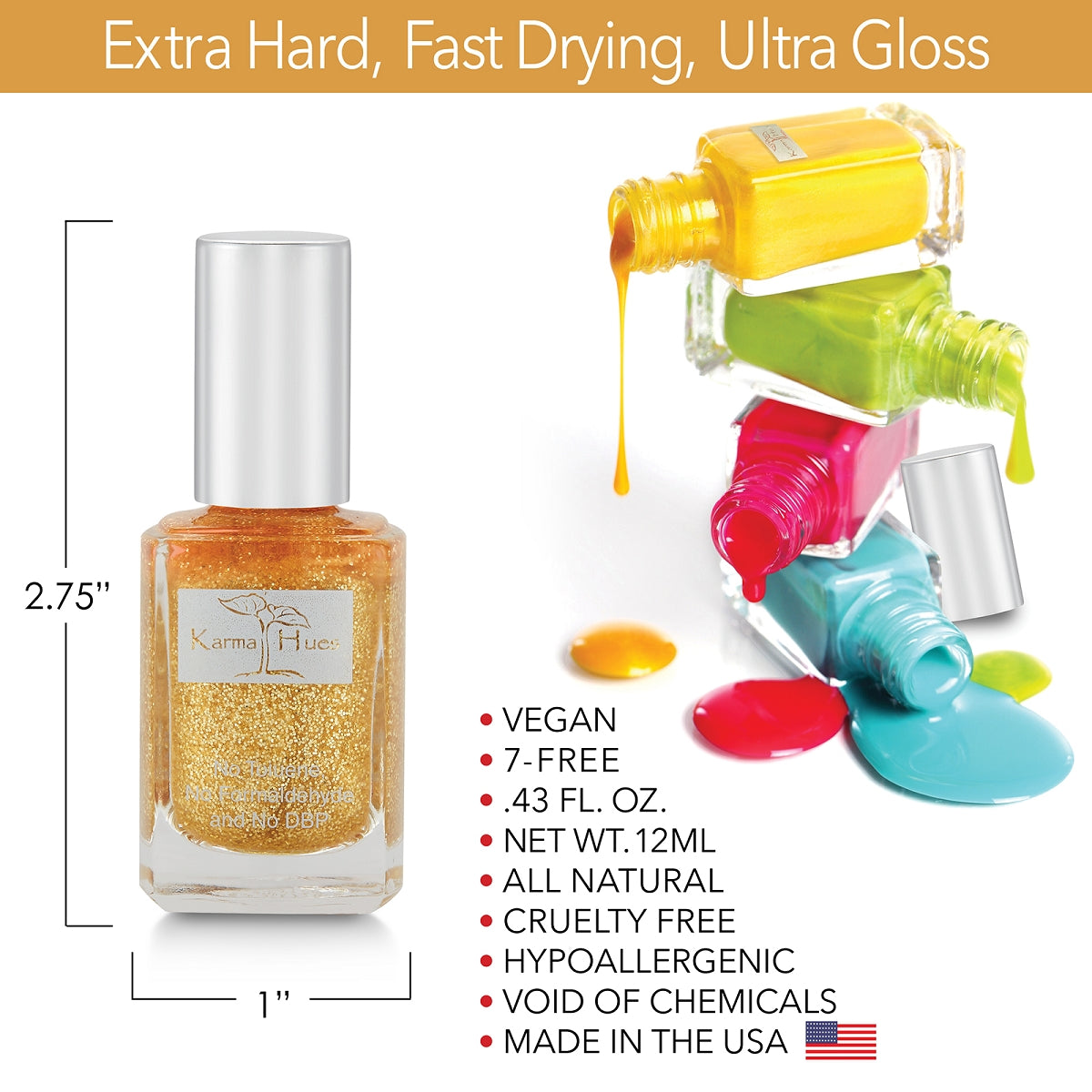 Oscar Ready - Nail Polish; Non-Toxic, Vegan, and Cruelty-Free (
