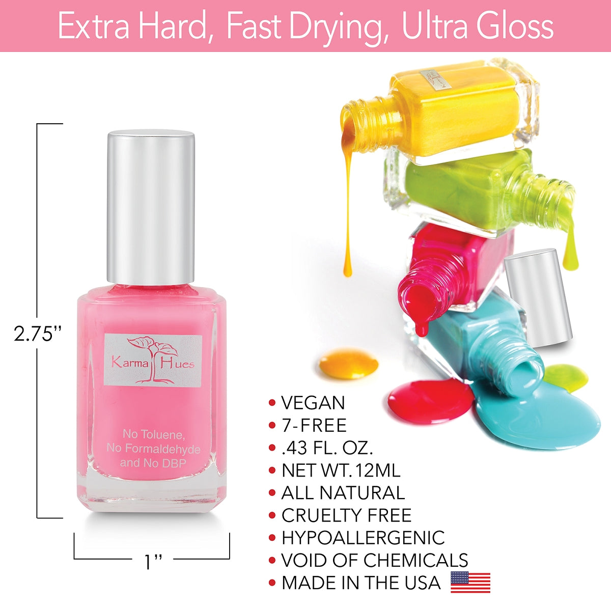 Leti - Nail Polish; Non-Toxic, Vegan, and Cruelty-Free (