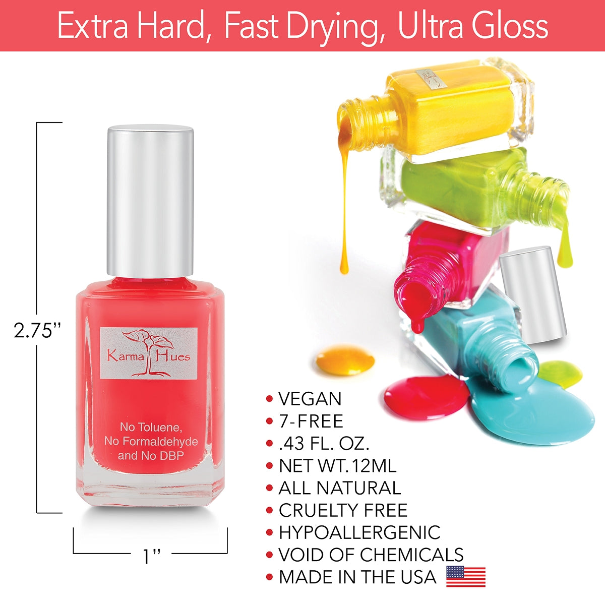 Linda - Nail Polish; Non-Toxic, Vegan, and Cruelty-Free (